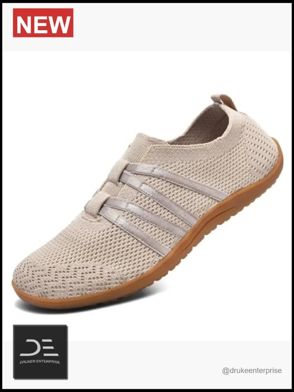 Women's Barefoot Walking Shoes Wide Toe Box Lightweight Knit Athletic Sneakers